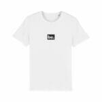 be. - unisex bio shirt weiss